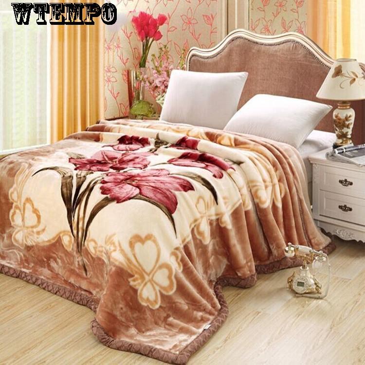 Wedding Blanket Fashion Cashmere Blanket Bedding Double Thick Blanket Winter Blanket