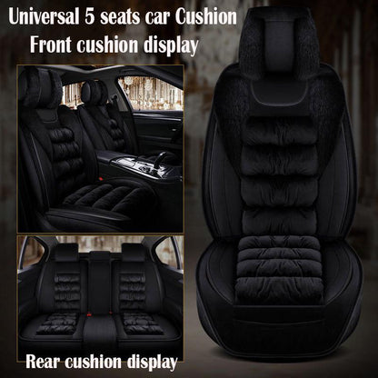 Universal Leather 5 set Auto Seat Cushion 5 seats Universal car seat cover Waterproof Car Seat Cover