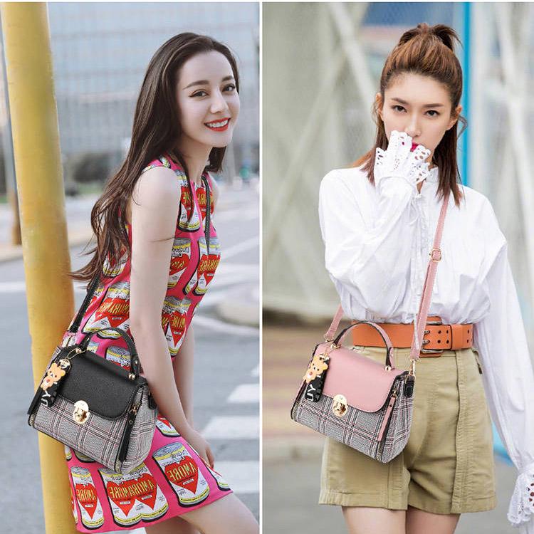 Patent leather bag Genuine Leather Woman bag European and American Shoulder Handbag Trendy wild