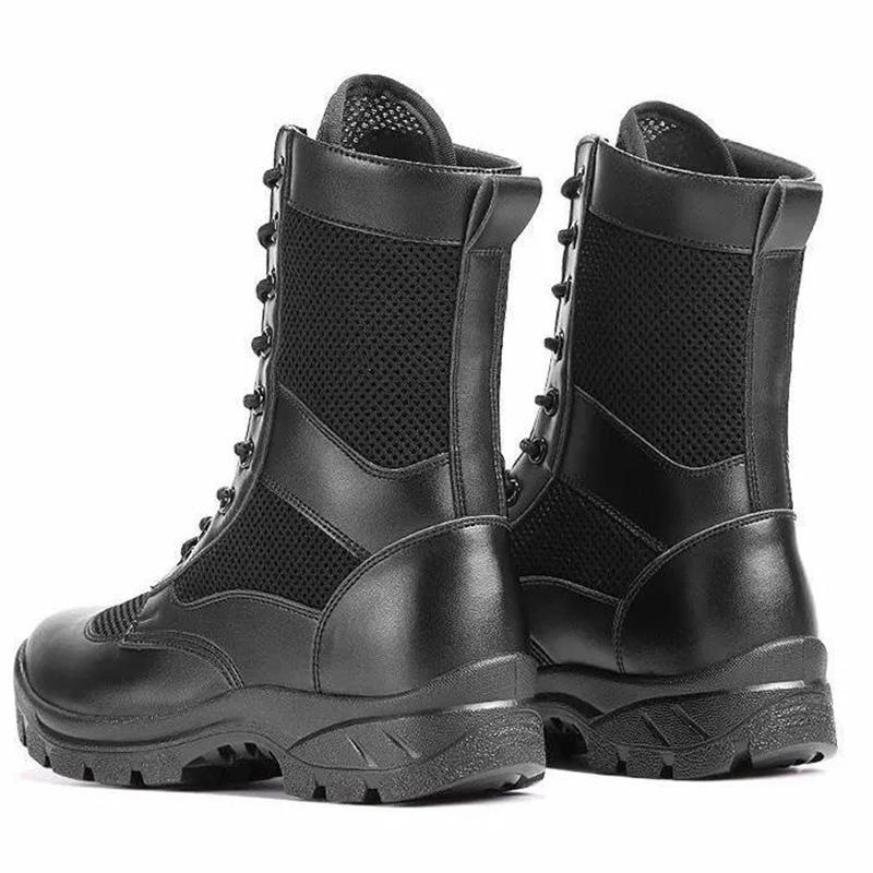 Summer Combat Training Boots Men's Work Boots Breathable Boots Martin Boots Men's High-top Combat Boots