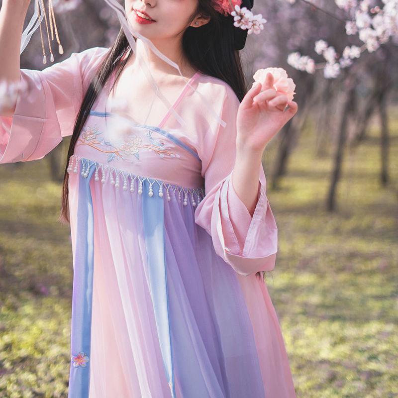 Original Hanfu Han Element Improved Daily Dress Summer Chinese Style Summer