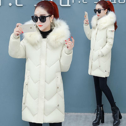 Winter Woman's Cotton clothing Woman's Winter Long Sleeve Warm Jacket Fashion Large size Down Jacket