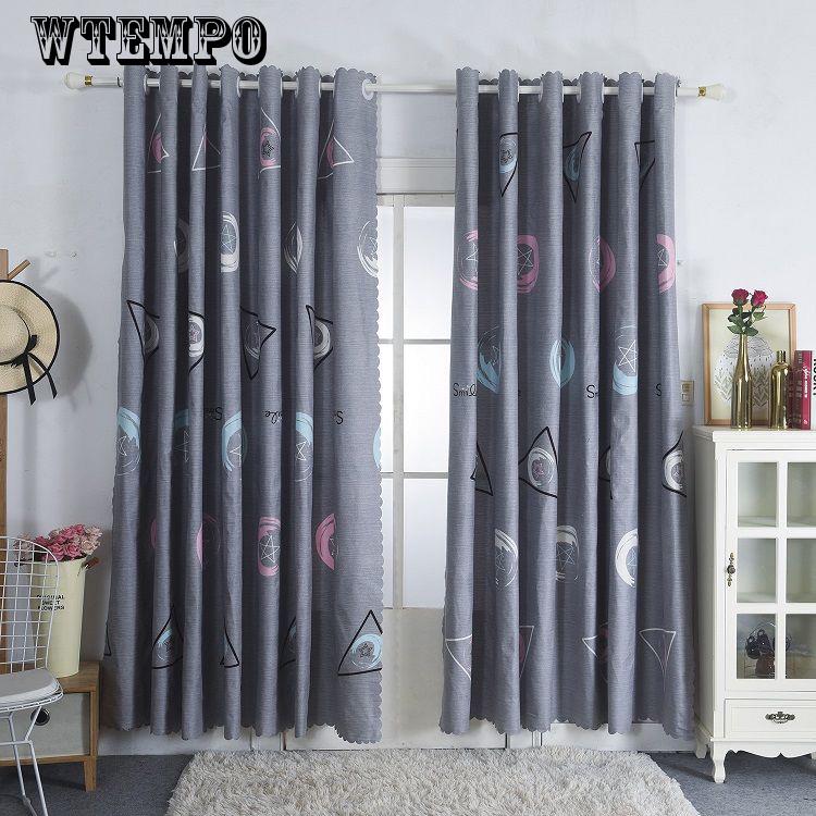 WTEMPO Modern Minimalist Short Curtain Curtain Half Curtain Window Living Room Finished Curtain