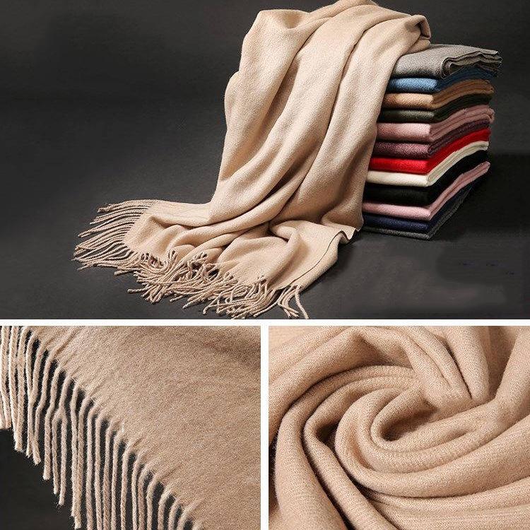 Women Scarf Cashmere Scarves Ladies Shawl Wrap Autumn Winter Pashmina Unisex Female Hijab Headband