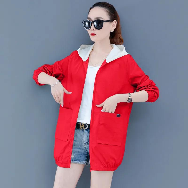 Sun-Proof Clothing Women's UV New 2021 Anti-Ultraviolet All-Match Sun Protection Clothing Female Coat Jacket Hooded Top