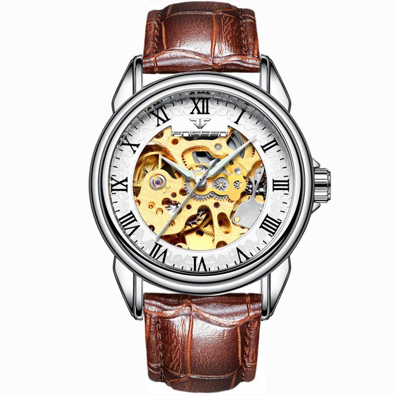 Luxury Automatic Mechanical Watch Men stainless Steel Waterproof Business Men's Mechanical Watches