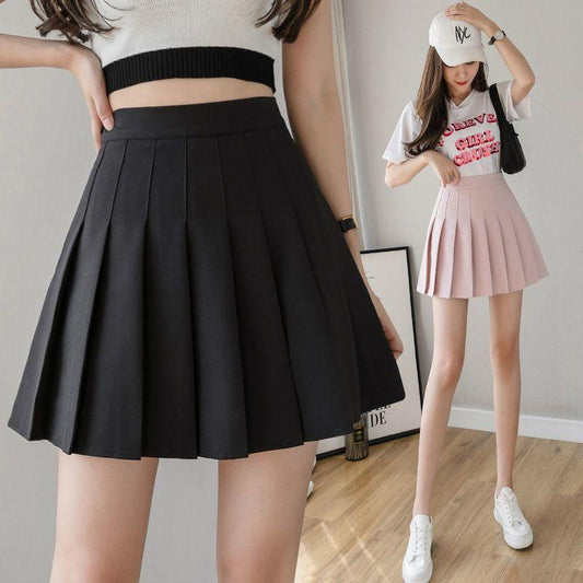 Pleated Skirt Summer Pleated Skirt Women's Design Sense Skirt High Waist A-line Skirt JK Short Skirt