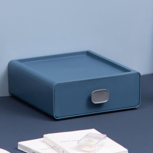 Desktop Storage Box Drawer Type Cosmetic Box Storage Box Small Plastic Jewelry Box Multi-function Finishing Box