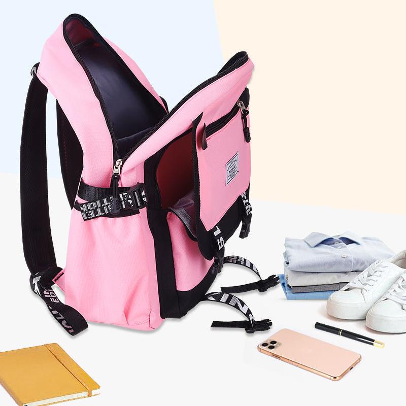 Female Elementary School Students Fashion Lightweight School Bag Junior High School Students Large Capacity Backpack