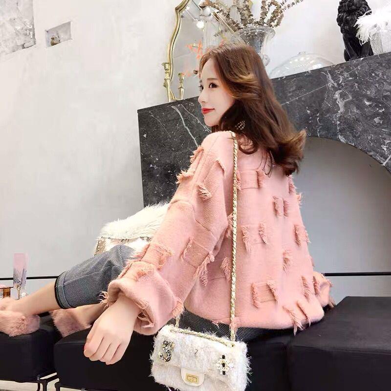 Large Size Warm Sweater Cashmere Turtleneck Sweater Female Autumn and Winter Long Sleeve Round Neck