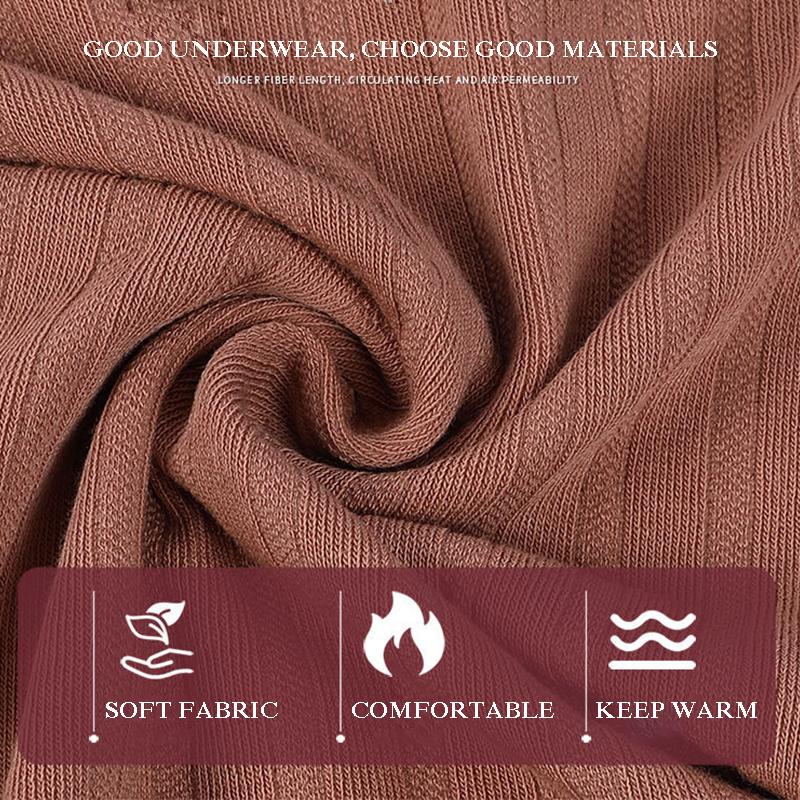 Thermal Underwear  Autumn Clothes Long Trousers Women's Pure Cotton Suit Heating Slim Body Thickening Bottoming Cotton Sweater