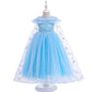 Princess Dress Girls Halloween Party Elsa Dresses Kids Dress Up Children Girls Cosplay Costume Kids Girl Prom Party Clothing