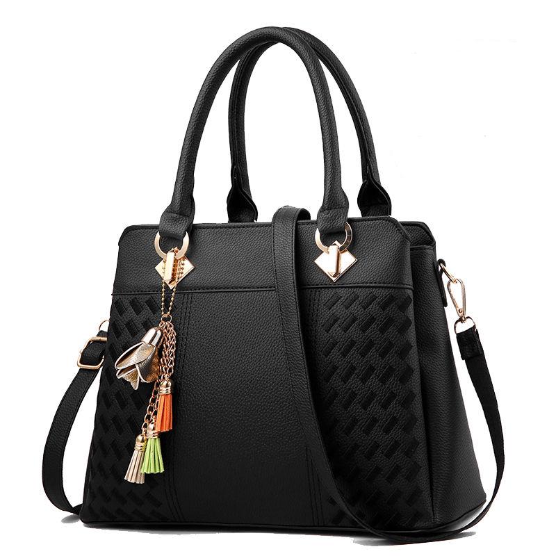 Patent leather bag Big capacity Woman bag European and American style Shoulder Handbag Trendy wild