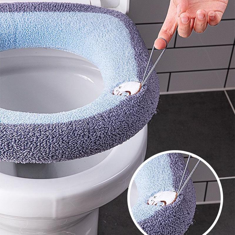 Thickened Lifting Toilet Seat Toilet Cushion Household Toilet Cover Winter Thickened Toilet Seat Universal Toilet Cushion Washing