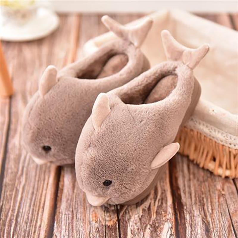 Children's Cotton Slippers Winter Cute Kids Home Shoes Non-slip Thermal Cotton Slippers