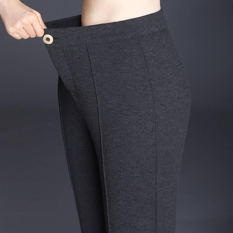 Woolen Trousers Female Was Thin High Waist Flared Pants Casual Straight Trousers Drape Trousers