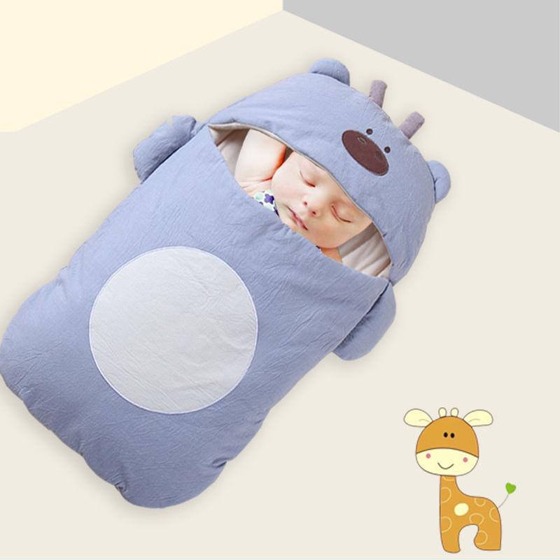 Baby Sleeping Bag Envelope Newborns Baby Cocoons Cartoon Soft Colored Cotton Diaper Cocoons for Newborns Sleep Baby Sleepsacks