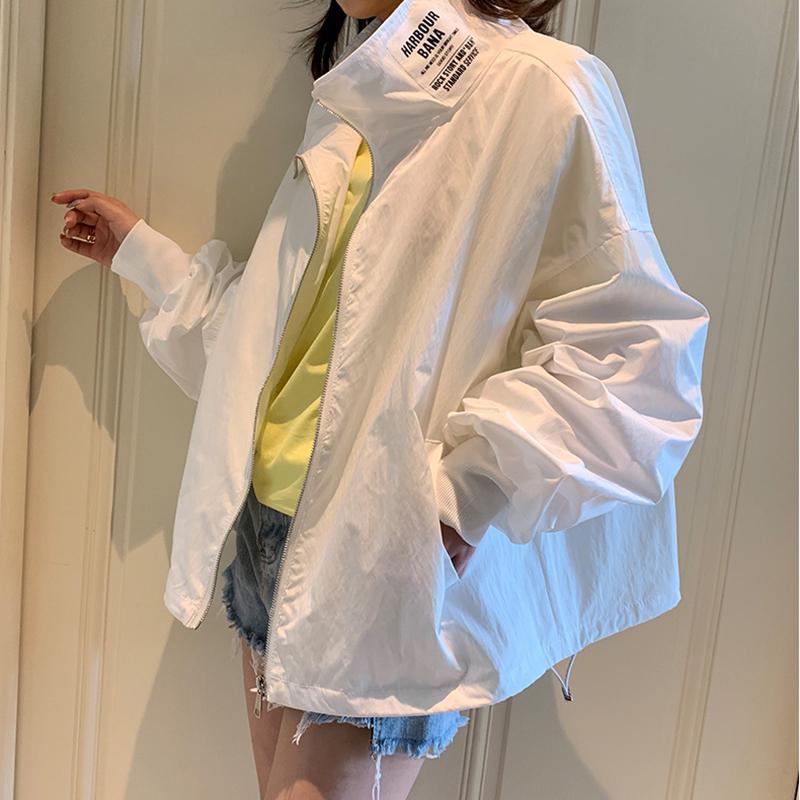 Windbreaker Women Jackets Harajuku Loose Basic Jacket Streetwear Bomber Jacket Large Size Outwear