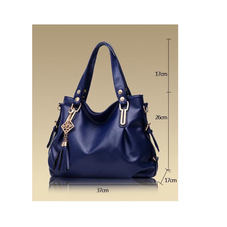 European and American style Shoulder Handbag Trendy wild Woman bag Patent leather bag Big capacity