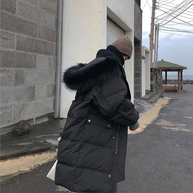 Large size Down Jacket Winter Woman's Cotton clothing Woman's Winter Long Sleeve Warm Jacket Fashion