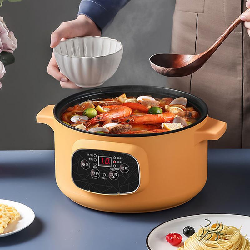 Electric Frying Pan, Multi-function Electric Pot Student Dormitory Mini Non-stick Small Pot