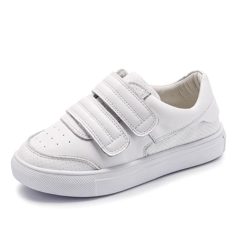 Comfortable children's leather sneakers girls boys flat shoes children's shoes flat quality sneakers