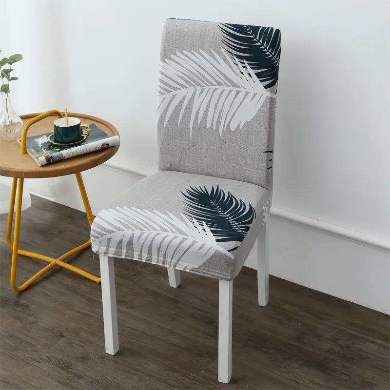 Elastic Chair Cover Seat Cover Backrest Home Chair Cover Stool Dining Chair Cover Hotel Restaurant Universal