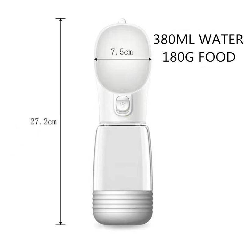 Dog Going Out Water Bottle Portable Water Food Cup Outdoor Drinking Fountain Walking Dog Drinking Device Portable Pet Accompanying Water Cup