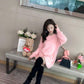 Autumn and Winter Mohair Sweater Mid-length Loose Bag Hip Dress Round Neck Pullover Knit Bottoming Shirt