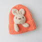 Baby Hat Autumn and Winter Cute Super Cute Warm Bear Cartoon Boys and Girls Knitted Wool Baby Pullover Hat