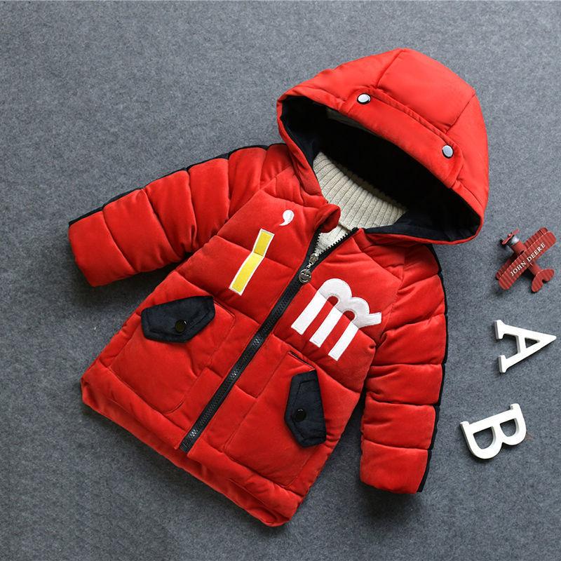 Boy's New Gold Velvet Jacket Thickening Velvet New Autumn Winter Children's Baby Jacket