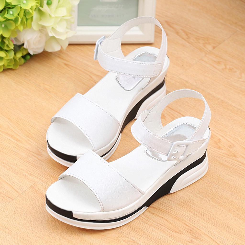 Fashion Sandals Women's Flat Shoes Platform Slippers Casual Shoes