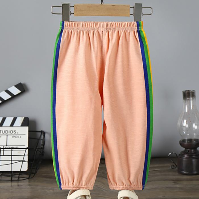 Summer Anti Mosquito Pants Children's Boys' and Girls' Pants Thin Baby Sports Pants Lantern Pants