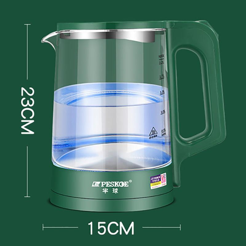 Insulation Glass Electric Kettle Kettle Household Stainless Steel Kettle Health Tea Kettle Large Capacity