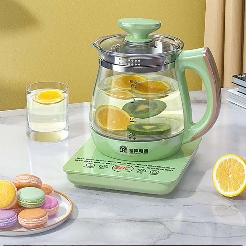 Multifunctional Automatic Office Flower Tea Maker Household Small Electric Kettle Heat Preservation and Health Glass Teapot