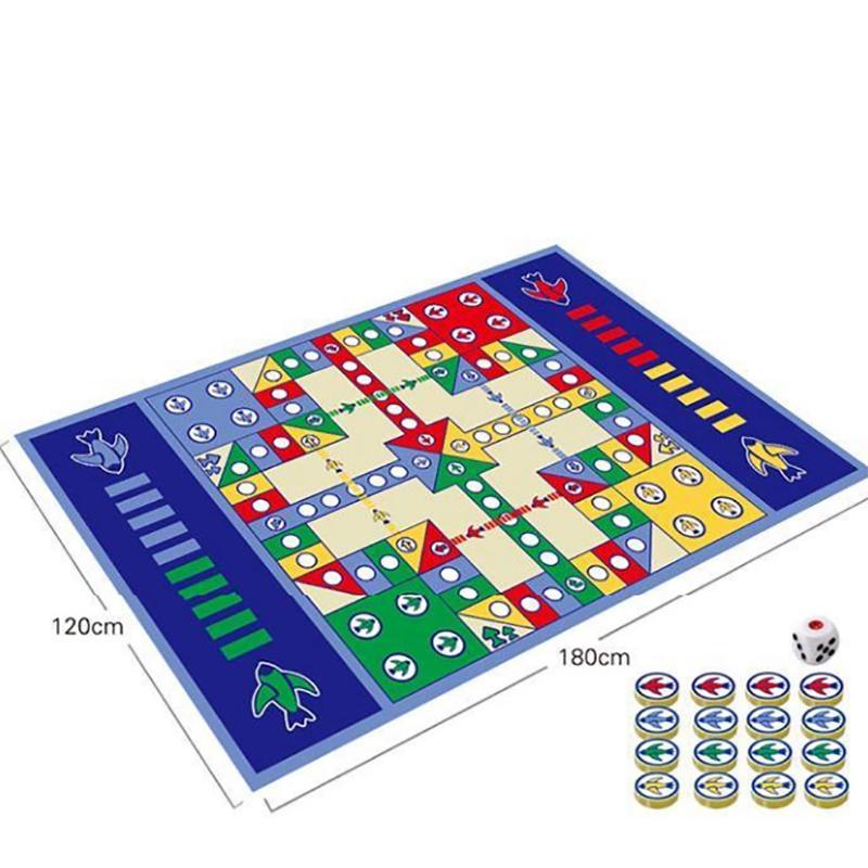 Children's Oversized Checkers Carpet Adult Game Chess Puzzle Board Game Carpet