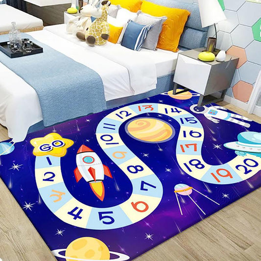 Cartoon Carpet Cute Bedside Blanket In Bedroom Room Children Crawling Floor Mats In Home Living Room