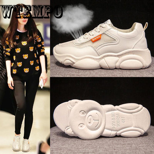 Women Sneakers Fashion Casual Shoes Woman Comfortable Breathable Flats Female Platform Sneakers