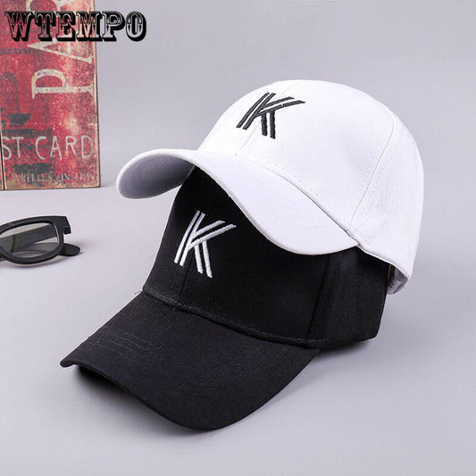 Spring Letter K Cap Casual Outdoor Baseball Caps For Men Hats Women Snapback Caps For Adult Sun