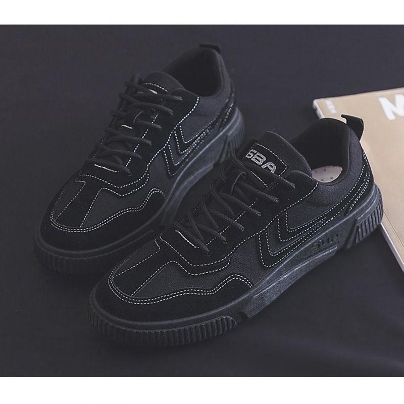 Spring Casual Sports Canvas Shoes Men's Korean Style Trend All-match Sneakers Breathable and Wear-resistant Running Shoes