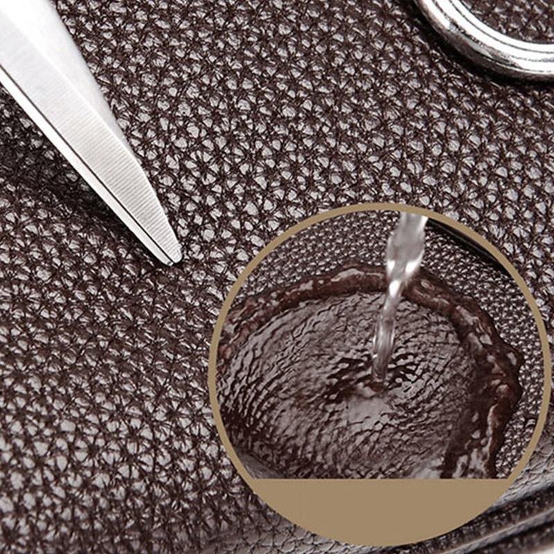 Men's Chest Bag Leather Texture Waterproof Waist Bag Trendy Large Capacity Multifunctional Messenger Bag