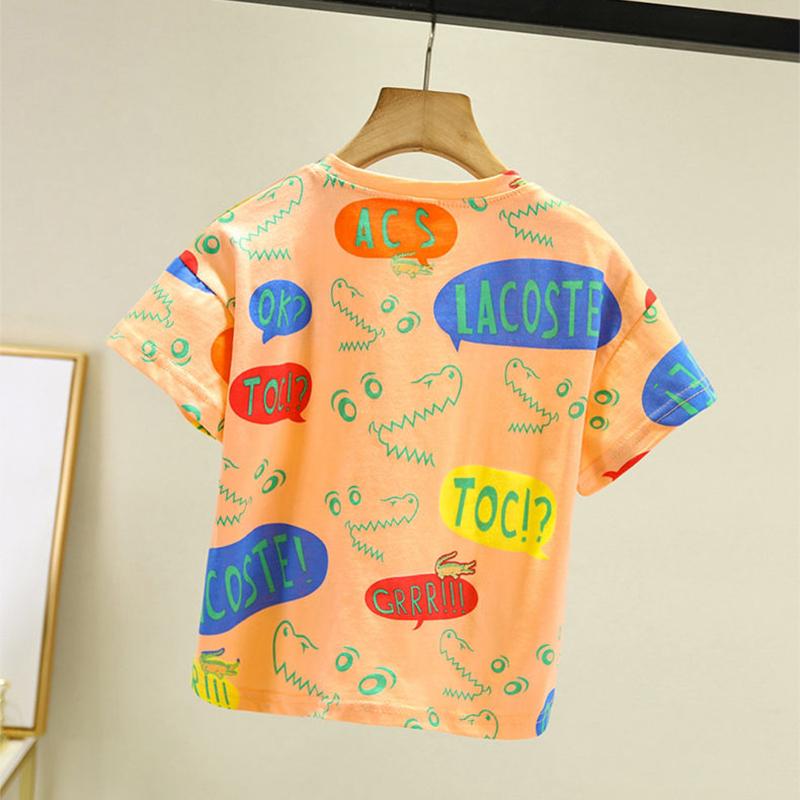 Children's Clothing Boys Short -sleeved T -shirts Summer Bottom Shirt Children's Half -sleeved Male Baby Girl Shirt