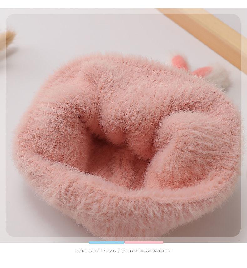 Baby Hat Autumn and Winter Baby Cute Super Cute Newborn Boys and Girls Warm In Winter Korean Version