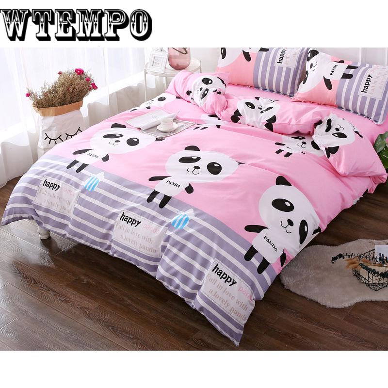 Brand Bedding set comfortable soft cotton printed quilt cover four-piece bedroom home