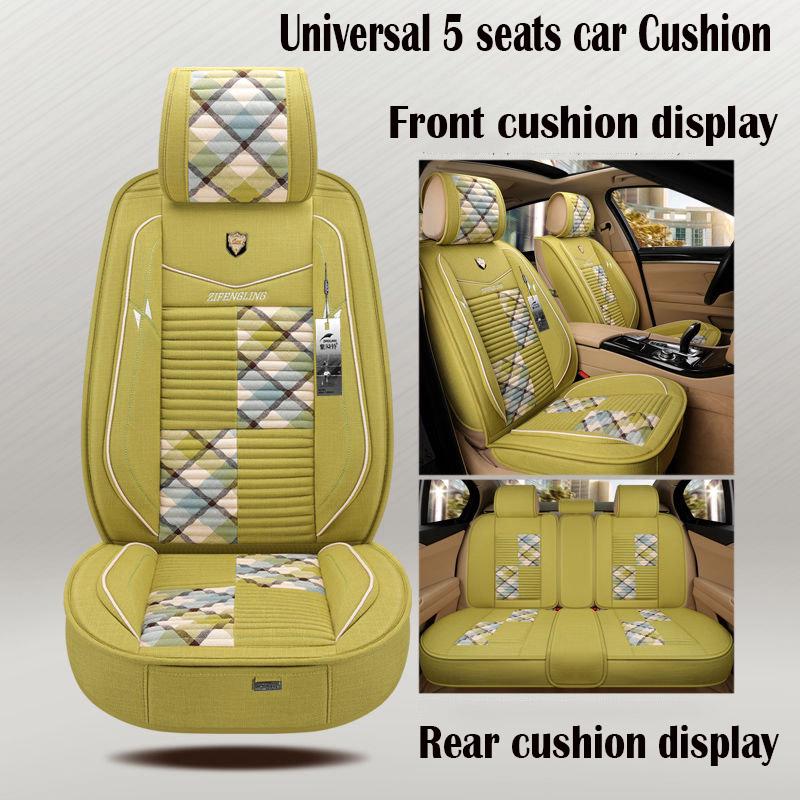 5 set Auto Seat Cushion 5 seats Universal car seat cover Waterproof Car Seat Cover Universal Leather