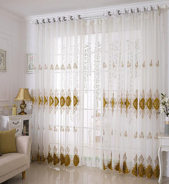 1/2pcs Modern Sheer Tulle Curtains for Living Room Bedroom Kitchen Voile Sheer Curtains for Window Tulle Curtains Drapes