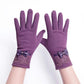 Winter Women's Warm Gloves Cute Student Cotton Plus Velvet Padded Cycling Cold-proof Touch Screen Gloves