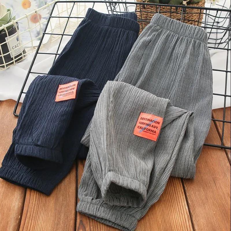 Boys' Summer Pants Children's Casual Sports Pants Thin Air-conditioned Pants Boys' Summer Trousers