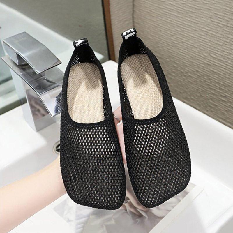 Summer New Style Women's Outdoor Sneakers Comfortable Breathable Hollow Casual Shoes Sports Mesh Womans White Shoes