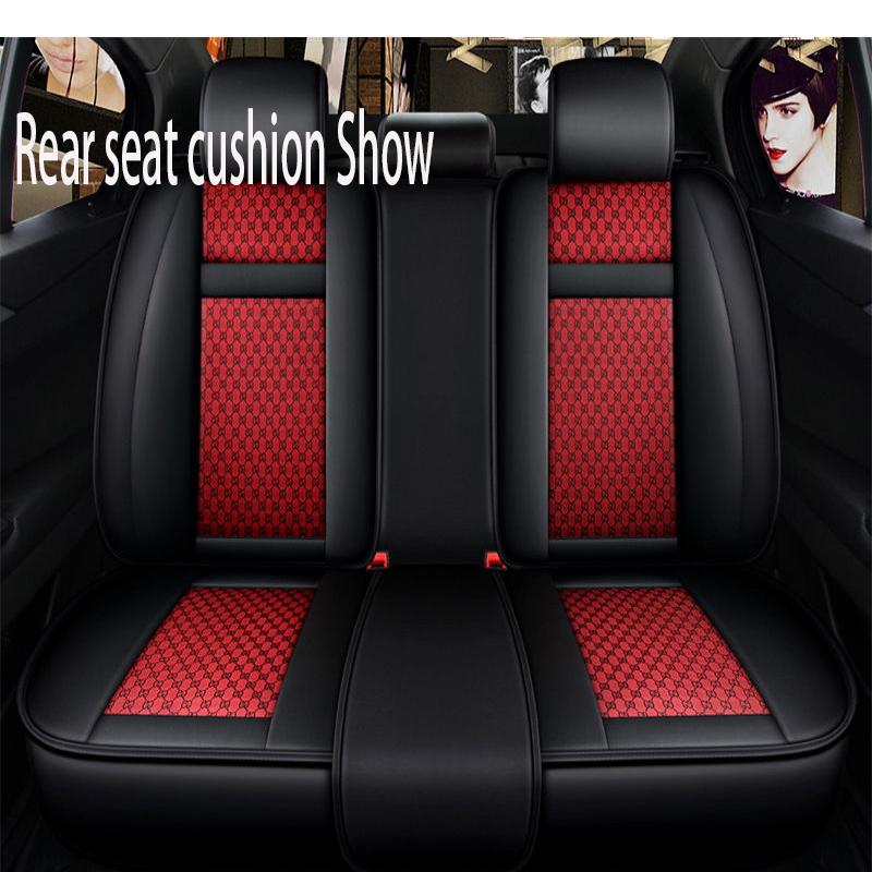 5 seats Universal Car seat cover Waterproof Car Seat Cover Universal 5 set Auto Seat Cushion Leather